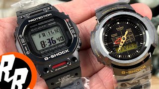 Unboxing GShock AWM500 PORTER and GMWB5000TVA [upl. by Cirdec]