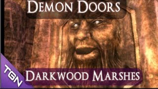 quotBeware travelerquot Demon Door Darkwood Marshes  Open Saysamemiddlefinger Fable Anniversary [upl. by Picker599]