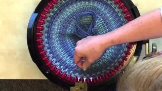 Making A Hat in less than 30 minutes on the addi Express Knitting Machine [upl. by Feodor386]