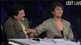 Udit Narayan And Shreya Ghoshal Live Singing quot Bairi Piya quot ft sonunigam uditnarayan [upl. by Iover]