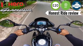 All New Hero Glamour 125 2023 Model E20⛽️OBD2  Honest Ride Review✅  Price amp Exhaust Sound‼️ [upl. by Harv]