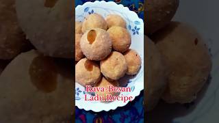 RavaBesan Ladu Recipe  Diwali Special Recipe2  ytshorts  trending  Viral video [upl. by Jeb52]