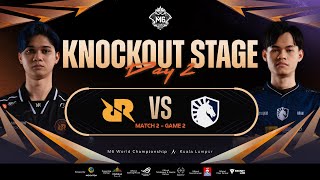 FIL M6 Knockout Stage Day 2  RRQ vs TLID Game 2 [upl. by Ravi]