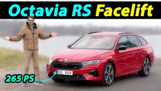 Mehr PS für den SportKombi Skoda Octavia RS Facelift im Test [upl. by Anaujal]