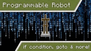 Programmable Robot In Vanilla Minecraft 19 Command Block Creation [upl. by Stier456]