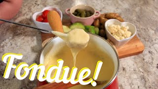 WHAT IS FONDUE How to Make Cheese Fondue at Home [upl. by Darra]