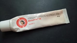 Melalite 15 Cream Review  Skin Lightening Cream  Uses Benefits and Side Effect of Melalite Cream [upl. by Rehpotsirc713]