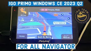 IGO Primo navigation Windows CE 2024 Q2 For ALL Navigator Download link 📥 [upl. by O'Driscoll982]