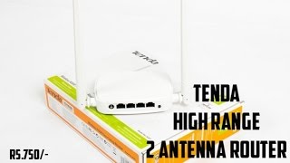 Tenda N301 High Range Router  Unboxing  Video  Being Desi [upl. by Aieken893]