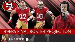 San Francisco 49ers 53Man Roster Projection With The Surprise Cuts Of CJ Beathard amp Malcolm Smith [upl. by Nyrb]