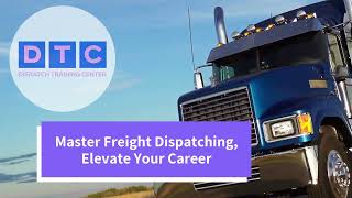 Discover how Dispatch Training Center can help you become a pro freight dispatcher [upl. by Diahann]