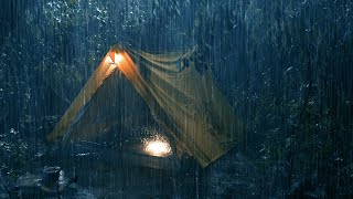 Beat Stress in Under 3 Minutes with Heavy Rain amp Appalling Thunder Sounds  4K Rain Video [upl. by Feliza]