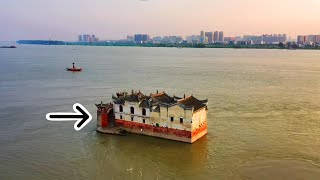 Guanyin Pavilion觀音閣Aerial China [upl. by Hayikaz]