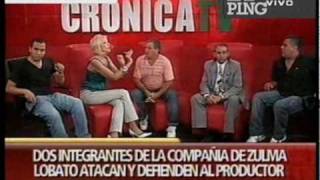 Pelea en Cronica TV informe Zapping parte 1 [upl. by Etnomal]