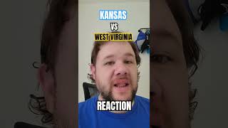 Kansas vs West Virginia Reaction kansasjayhawks football shorts [upl. by Yasmin413]