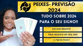 ♓ PEIXES 2024  PREVISÃO COMPLETA COM TAROT [upl. by Treboh665]