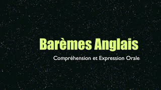 Barèmes bac anglais [upl. by Emmaline]