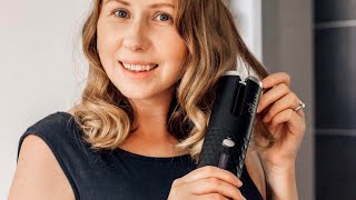 Step By Step Curling Hair using Foolproof Wylera Dreamwave Hair Curler mummaandherbabes [upl. by Allemaj]