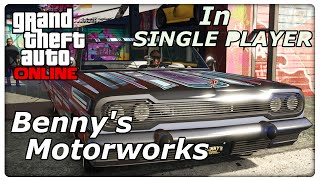 GTA 5 PC Mods BENNYS ORIGINAL MOTOR WORKS IN SINGLE PLAYER DeutschTutorial  MrHDFlash [upl. by Olen]