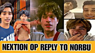 Nextion Op reply to norbu  India best dancer 4 Nextion Rohan Harsh [upl. by Llerrej]