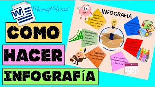 CÓMO HACER UNA INFOGRAFÍA EN WORD ✅ EN 5 MINUTOS✨ [upl. by Tamer410]