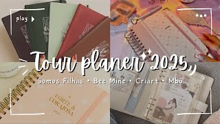 Tour PLANNER 2025 Lojas Criart Somos Filhas bee Mine AGENDAS 2025 [upl. by Kassey]