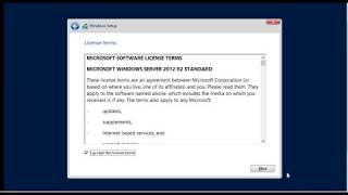 How to install Windows Server 2012 R2 OS with GUI [upl. by Nyrrek]