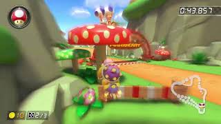 Wii Mushroom Gorge 200cc  106175  alpaco Mario Kart 8 Deluxe World Record [upl. by Robillard]