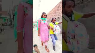 Lagde ke sath ladki bhagi comedy javed funny [upl. by Ltney796]