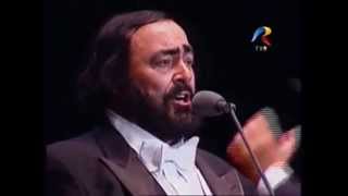 Luciano Pavarotti  O sole mio live in București 1999 [upl. by Heim510]