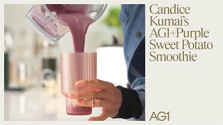 Candice Kumai’s AG1Sweet Potato Smoothie [upl. by Guild610]