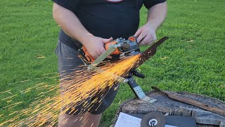 LAWN MOWER BLADE SHARPENER amp BALANCER [upl. by Aniryt760]