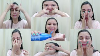 Do this coconut oil face massage for 5 min and look 10 year younger and glowing l Anti Aging massage [upl. by Roselle]