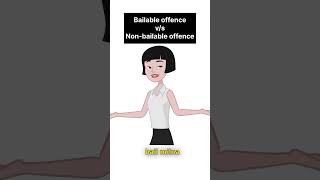 Bailable vs Nonbailable offence legalknowledge legalfacts law [upl. by Nosac541]