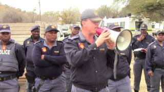 SAPS Brigadier Calitz briefing [upl. by Aehtla483]