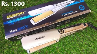 Best Hair Straightener In 2024  Hair Straightener Under 1500  Geemy Hair Straightener [upl. by Thrasher]