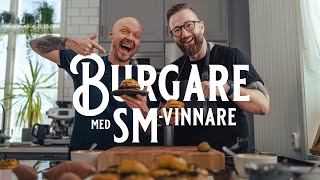 Smashade burgare med SMVinnaren Micke [upl. by Tasiana]