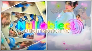 Alight Motion 40  Null object tutorial  2 Transitions 3D [upl. by Aleuname]