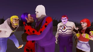 Mr Meat 2 Love Ladybug New all animation Cutscene Mod [upl. by Buck]