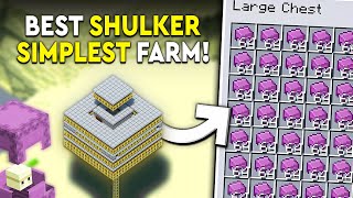 Minecraft NEW Shulker Farm Tutorial  EASY amp FAST  1820 PH [upl. by Oinimreh]