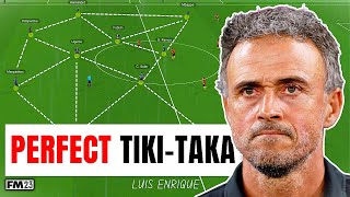 Luis Enrique SENSATIONAL 433  24000 Passes amp 66 Possession  Best FM23 Tactics [upl. by Goldman]