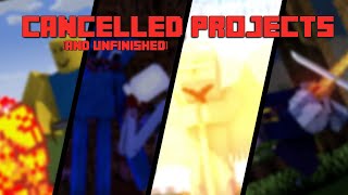 Unfinished or Cancelled Projects  Minecraft Animations [upl. by Colligan]