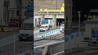 Truck and cars backs into Ferry Fred Olsen Xpress in Agaete Gran Canaria 13 october 2024 [upl. by Faxen]