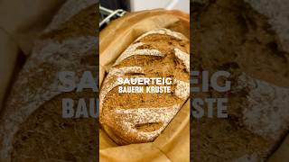 Einfaches und Knuspriges Sauerteig Brot Sauerteig Bauern Kruste Brot Rezept brotbacken [upl. by Hernardo903]