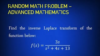 Random Math Problem Advanced Mathematics [upl. by Ame]