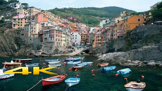 Cinque Terre Italy 4K 🇮🇹 Train amp Boat [upl. by Adnamar]