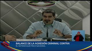 Presidente Nicolás Maduro sobre Sistema Electrico Nacional [upl. by Brunhild445]