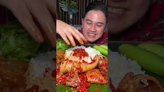 Mukbang Lauk Serba Jumbo‼️ ramadanwithshorts lebaranbikinshorts [upl. by Leontine]