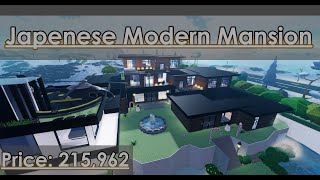 Roville Touring Japanese Modern mansion PLUS Code Featured Roblox [upl. by Cohligan]