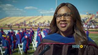 HISD Graduation 2021  Kashmere HS  Dr Lathan last graduation [upl. by Florri760]